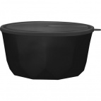Салатник Plast Team BLACK с крышкой 4,6 л