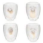 Стакан, 350 мл, L9,5 W9,5 H11 см, 4в.