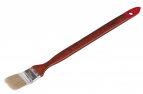 Кисть радиаторная угловая ЗУБР "УНИВЕРСАЛ-МАСТЕР", светлая натуральная щетина, деревянная ручка, 38мм