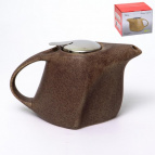 Феличита, чайник 1000мл с фильтром, крошка, коричневый, цветная упаковка