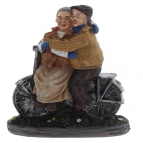 Фигурка декоративная "Бабушка с дедушкой", L17 W7,5 H18,5 см