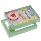 Набор для сургучной печати: ложка, печь для плавл, воск, свеча, печать, 5 штампов, L21 W15 H4 см