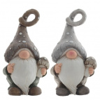 Фигурка декоративная "Гном", L22 W15 H40 см, 2в.