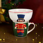 НАБОР ПОСУДЫ LEFARD "ЩЕЛКУНЧИК" 2 ПР. (КРУЖКА 360МЛ, САЛАТНИК 500МЛ)