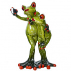 Фигурка декоративная "Лягушки", L7 W9,5 H16 см