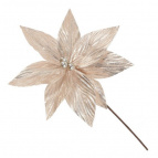 Цветок искусственный "Пуансеттия", L21 W21 H34 см