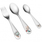 НАБОР ДЕТСКИХ СТОЛОВЫХ ПРИБОРОВ LEFARD "МОЙ ЗАЙЧИК" 3 ПР.