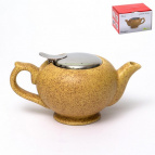 Феличита, чайник 450мл с фильтром,  крошка, желтый, цветная упаковка