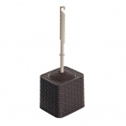 Набор для WC "Ротанг" квадратный (коричневый)