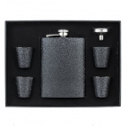 Набор из 5-ти предм.: фляжка 250 мл, 4 стопки, воронка, L23,5 W17,5 H4 см