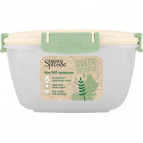 Контейнер для продуктов Green Republic герметичный 0,7л квадратный лён