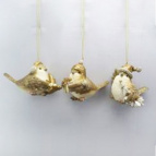 Изделие декоративное подвесное "Птичка",  H7,5 см, 3в