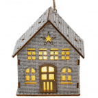 Изделие декоративное с подсветкой "Домик", L9,5 W5,5 H10,5 см, (LR54 3 шт.)