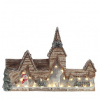 Фигурка декоративная "Домик" (подсветка, 3хАА, не прилаг.), L60 W9 H40 см