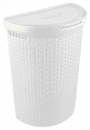 КОРЗИНА ДЛЯ БЕЛЬЯ "ECO STYLE" 460Х265Х610 ММ (белый)