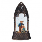 Фигурка декоративная в стекл.шаре "Рождество", L12 W12 H25 см