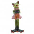 Фигурка декоративная "Лягушка", L6,5 W6 H15,5 см