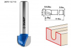 Фреза пазовая галтельная, D= 12,7мм, рабочая длина-10мм, радиус-6,35мм, хв.-8 мм, ЗУБР Профессионал