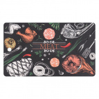 Разделочная доска "Мясное меню". Размер 29х17см. NEW