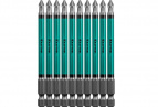 Optimum Line Биты, PZ2, тип хвостовика E 1/4", 100 мм, 10 шт в блистере, KRAFTOOL