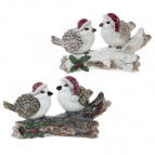 Фигурка декоративная "Птички", 2в., L20 W9,5 H11,5 см, 2в.