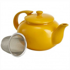 Ф19-122R  Заварочный чайник с фильтром : 750мл , (желтый) (24)