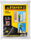 Пленка STAYER "PROFI" защитная укрывочная, LDPE, 30 мкм, 4 х 5 м