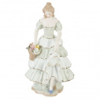 Фигурка декоративная "Девушка", L16,5 W15,5 H31 см