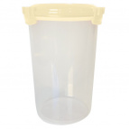 Емкость для продуктов Fresco круглая 1,1 л сливочный крем