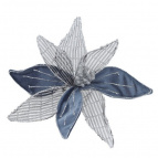 Цветок искусственный "Пуансеттия" (на клипсе), L22 W22 H6 см