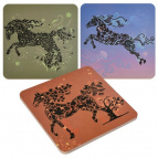 Подставка под горячее "Спирит" 14*14см 3 диз. NEW