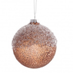 Украшение новогоднее "Шар", L8 W8 H10 см   Стеклянный