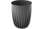 912 Кашпо MIRA ECO recycled d14,5; h17см 1,5л антрацит (antracyt)