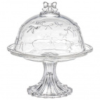 БЛЮДО "VENEZIA" С КРЫШКОЙ НА НОЖКЕ 20*22 СМ