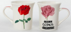 САМАЯ КРАСИВАЯ, кружка 310мл, МИКС 2 ДЕКОРА, NEW BONE CHINA
