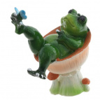 Фигурка декоративная "Лягушка", L9 W6 H11,5 см