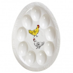 Тарелка для 9-ти яиц, L20 W28,5 H3 см