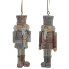 Фигурка декоративная подвесная "Щелкунчик", L4 W4 H11 см, 2в.