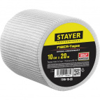 Серпянка самоклеящаяся FIBER-Tape, 10 см х 20м, STAYER Professional 1246-10-20