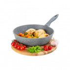 Сковорода глубокая 26 см ГАРМОНИЯ ВКУСА без крышки, н/р, 45,5*27*12 см