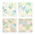 Подставка под горячее "Цветная Пасха". Размер 14х14см. 2 диз. 2цв.