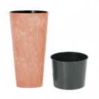 DTUS400E-R624 Кашпо Tubus Slim Effect d40; h76 см теракот (terracota) с вклад. (вкл. 058481)
