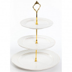 ГРАЦИЯ НЕЖНОСТЬ, фруктовница 3-х ярусная, белая упаковка