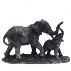 Фигурка декоративная "Слоны", L21 W7 H13 см