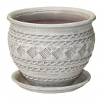 09-012 Кружева капучино чугунок d16h13см