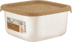 Контейнер для продуктов Sugar&Spice Wood квадратный 0,4л с гибкой крышкой