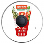 Крышка стекл метал обод пласт кнопка 32см РУКАВ TM Appetite