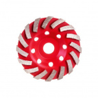 Сегментная алмазная чашка ЗУБР Турбо d 125 мм, Мастер, 33378-125