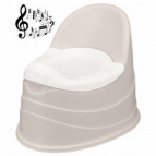 ГОРШОК ДЕТСКИЙ МУЗЫКАЛЬНЫЙ (Светло-бежевый)