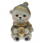 Фигурка декоративная "Медвежонок", L10 W12 H15 см